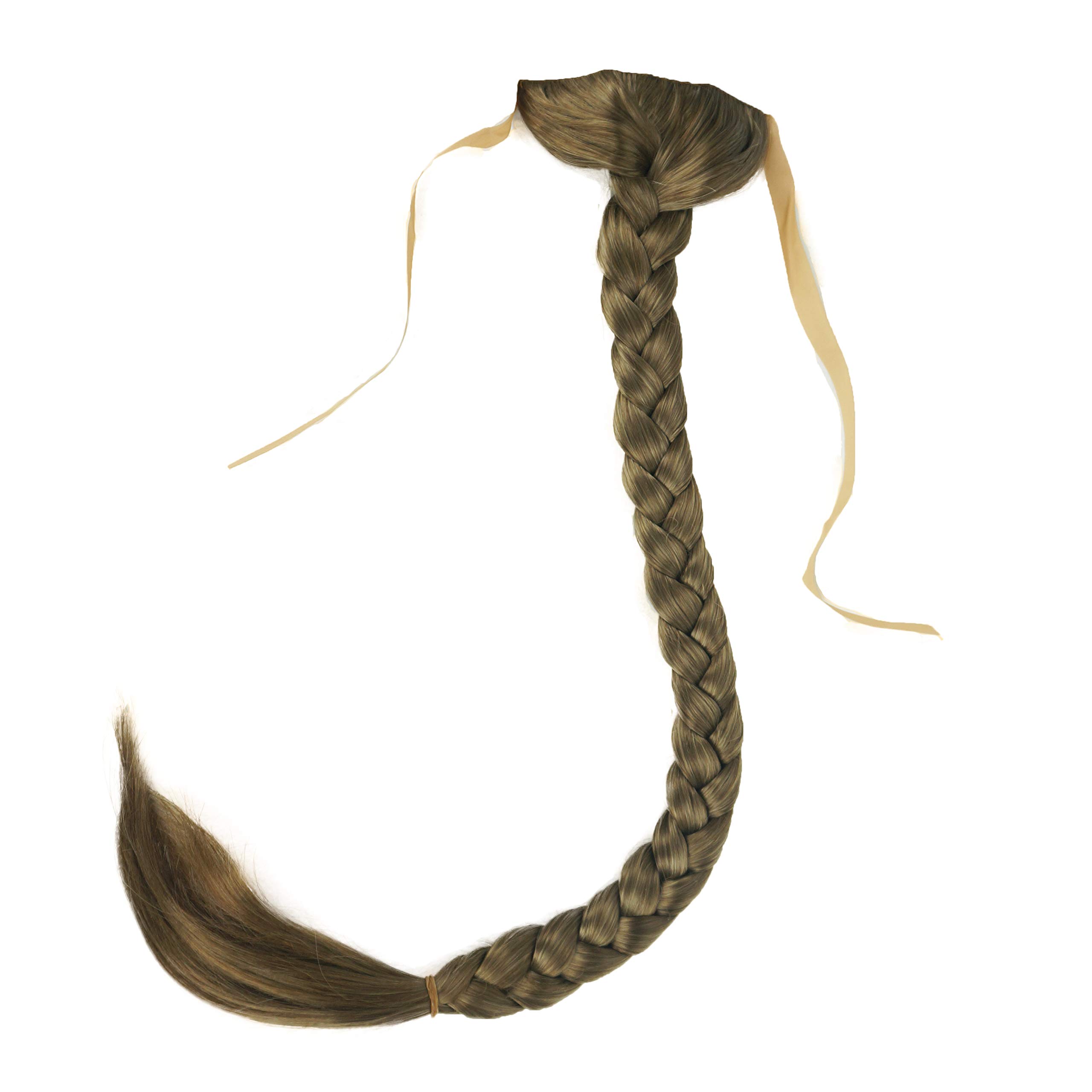 Lydell 24" Long Fishtail Braid Wrap Around Ponytail Extension Synthetic Hairpiece #14 Light Golden Brown