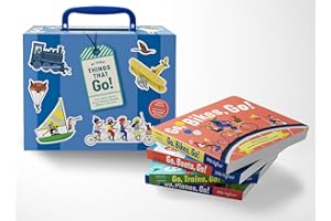 My First Things That Go: A Four-Board-Book Box Set of Boats, Planes, Bikes, and Trains for Toddlers 1-3