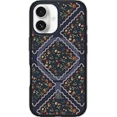OtterBox iPhone 16 Symmetry Series Clear Case - Floral Romance Blue