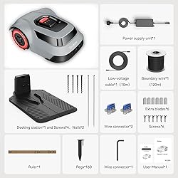 Redkey MGC1000 Robot Lawn Mower with 590ft Boundary