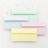 Clairefontaine 5455C Self-Adhesive Envelopes DL 11x22cm 120gsm Canary Pack of 20 view 6