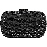 Boutique De FGG Mini Rhinestone Clutch Purse,Evening Bags and Clutches for Women Formal,Crystal Clutch Bag Wedding Handbags