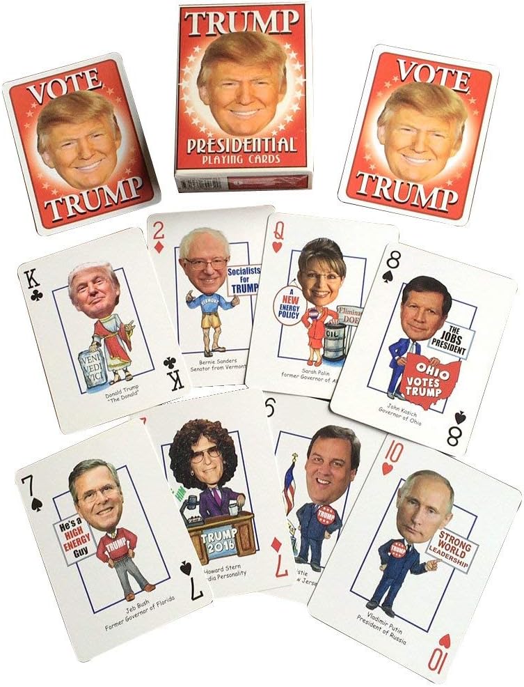 Parody Productions Donald Trump Presidential Candidate Deck of Playing Cards w/Friends & Foes