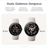 Google Pixel Watch 3 45mm Matte Black Aluminum Wi-Fi Obsidian Band view 2