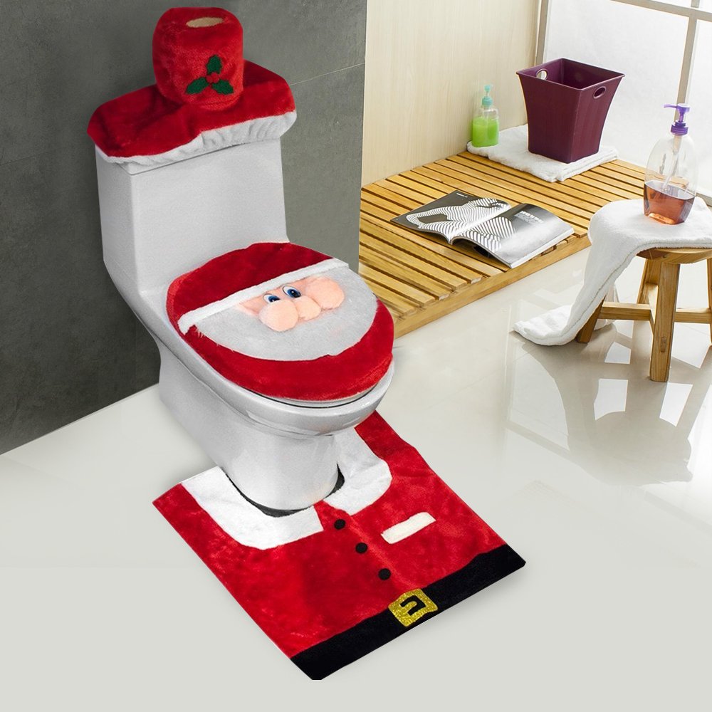 Santa Bathroom Accessories and Decor