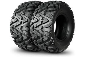 TRIPOWER All Terrain Tires 26x11-12 ATV UTV Trail Sand Mud Off-Road 26x11x12 Tire, 6-Ply Tubeless, Set of 2
