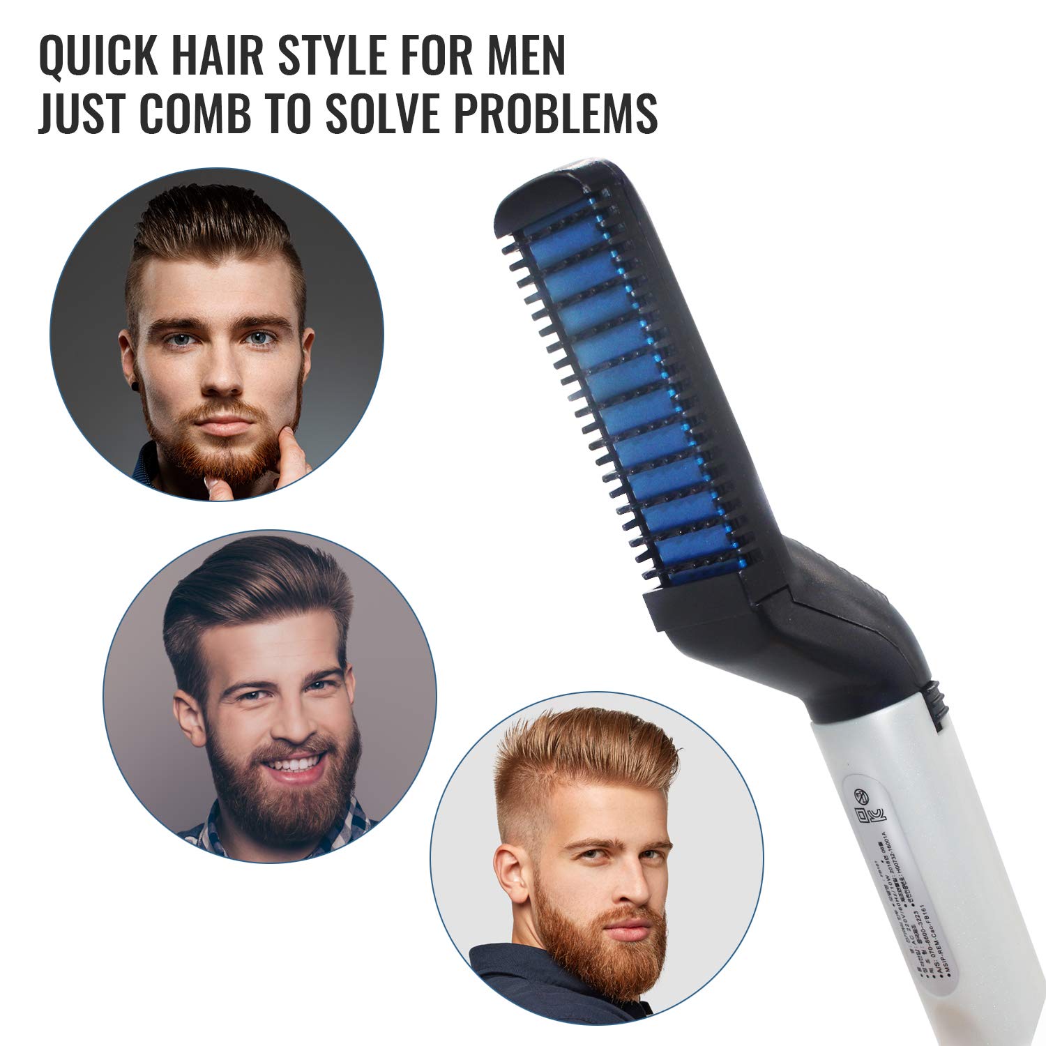 Beard Straightener Upgraded Electric Beard Straightener And Hair