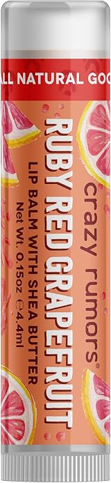 Crazy Rumors Pink Grapefruit Lip Balm Stick Natural Vegan Dry Lips 4.2g view 1