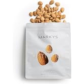 MARKY'S Fried and Salt Marcona Almonds Nuts form Spain - 1 lb / 453 g | Gluten-Free, Vegan, Roasted &amp; Salted Whole Nuts, Skinless Seasoned Nuts, with Sea Salt, High in Fiber, Savory Snacks