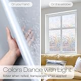 rabbitgoo Rainbow Window Film Privacy 90x400cm Static Cling view 2