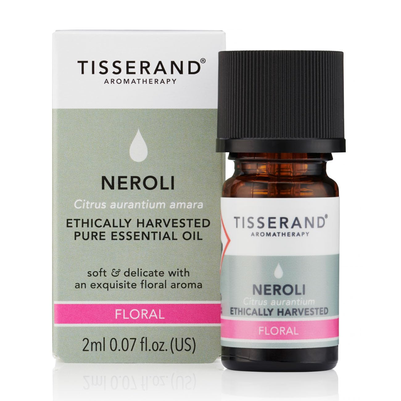 Tisserand Aromatherapy - Ethically Harvested Neroli Essential Oil - Massage & Bath Oil - 100% Pure and Natural - 2ml