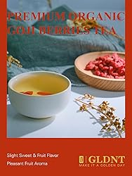GLDNT Organic Goji Berries, Large Size Sun-Dried