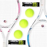 Pro Tennis Racket for Adults, 2 Player 27 inch Speed Tennis Racquet Acceptable for Beginner and Professional with 3 Tennis Balls, 2 Vibration Dampes, 2 Overgrips, Tennis Bag