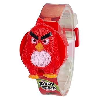 RVold Kids Angry Birds Digital Multicolor Dial Watch with 3 Additional Top Screen Design