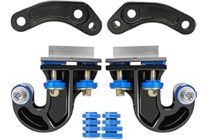 WOWEWK M134708R & M134708L for Peterbilt Lower Hood Pivot Kit and Engine Hood Hinge Pivot Bolt Kit Fits for Peterbilt 377 378 379 Replace:13-04154 13-04708R 13-04708L
