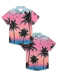 Hawaiian Shirts for Men Summer Beach Casual Short