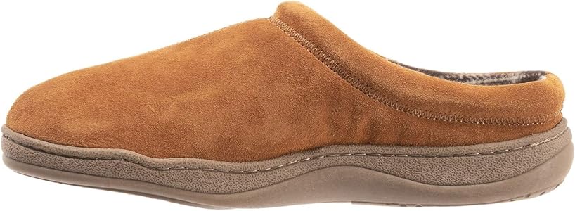 rockport suede clog slippers