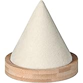 Pangkeep Bamboo Cone Bracelet Display Stand for Show Selling (Beige)