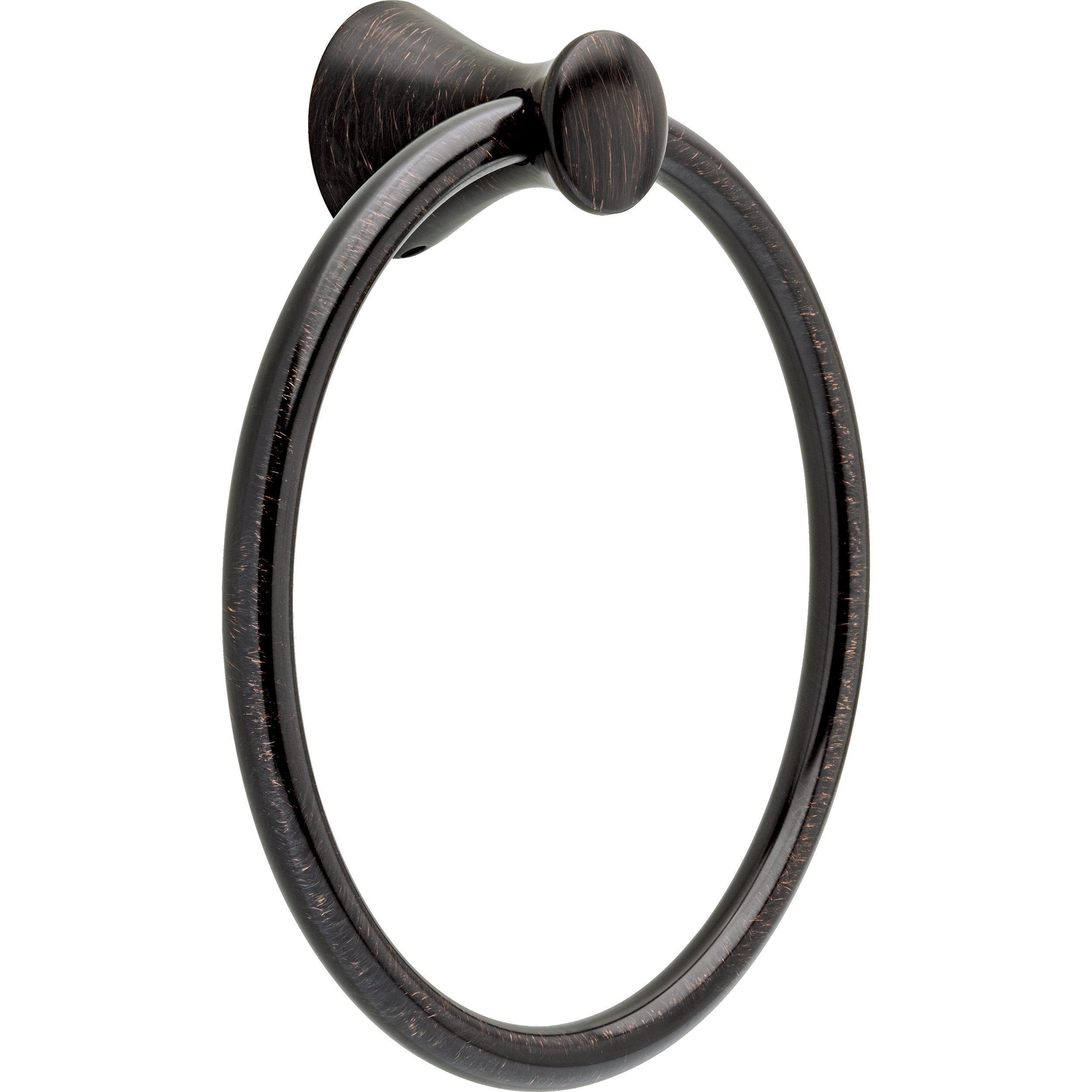 DELTA Faucet 73846-RB Bathroom Accessories, Venetian Bronze, Towel Ring — image 1