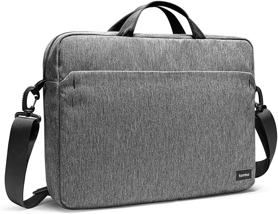 tomtoc Laptop Shoulder Bag for 13-inch MacBook Pro, MacBook Air, 13.5 Inch Surface Book, Surface Laptop, Multi-Functional Organized Laptop Messenger Bag Briefcase for Surface Pro Dell XPS 13 ThinkPad