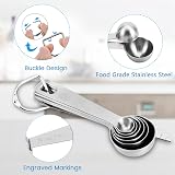 HAUSPROFI Measuring Cups and Spoons Set 13 Pieces Stainless Steel view 3