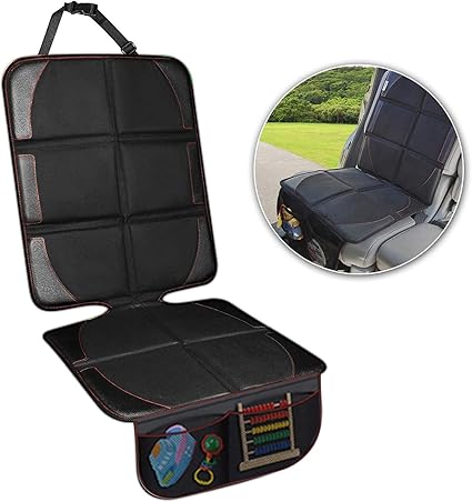 Amazon Janday チャイルドシート 保護マット シートカバー 車保護マット 座席保護 シートプロテクター 防水 汚れ防止 キックガード 収納ポケット付き折り畳み式 取り付け簡単 通気性 犬のパターン チャイルドシート用マット シート ベビー マタニティ 通販