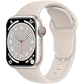 DONEGANI C1D Band for Apple Watch Bands Women Men Se Ultra 2 40mm 44mm 46mm 42mm 45mm 41mm 38mm 49mm Series 11 10 9 8 7 6 5 4 3 iWatch Sport Strap Silicone Starlight