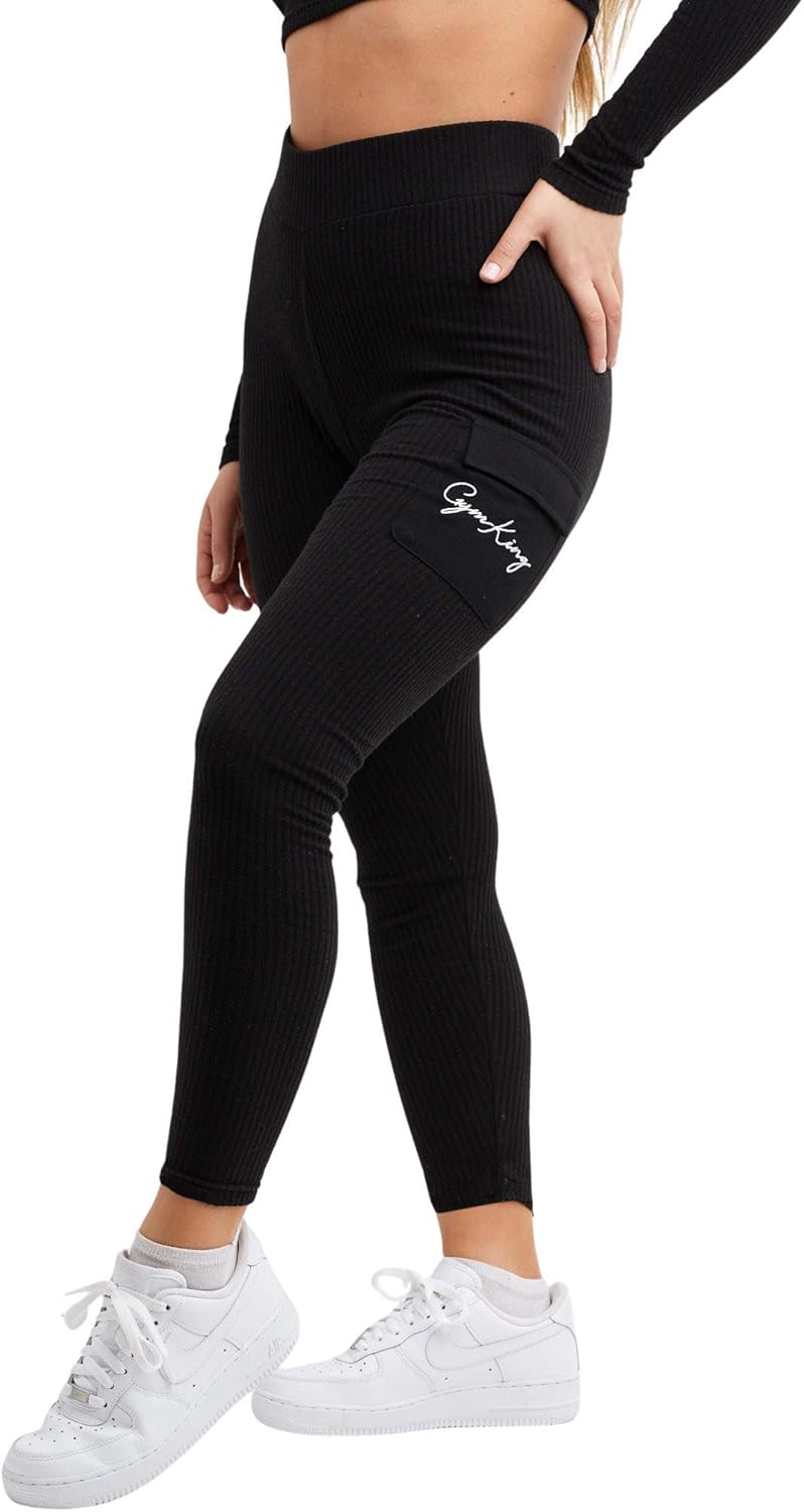 Gym King Women's Leggings Balance Ripped Fitness Sports Pants Fashion Style New at Amazon Women