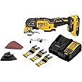 DEWALT 20V MAX XR Oscillating Multi-Tool Kit, Variable Speed (DCS356D1)