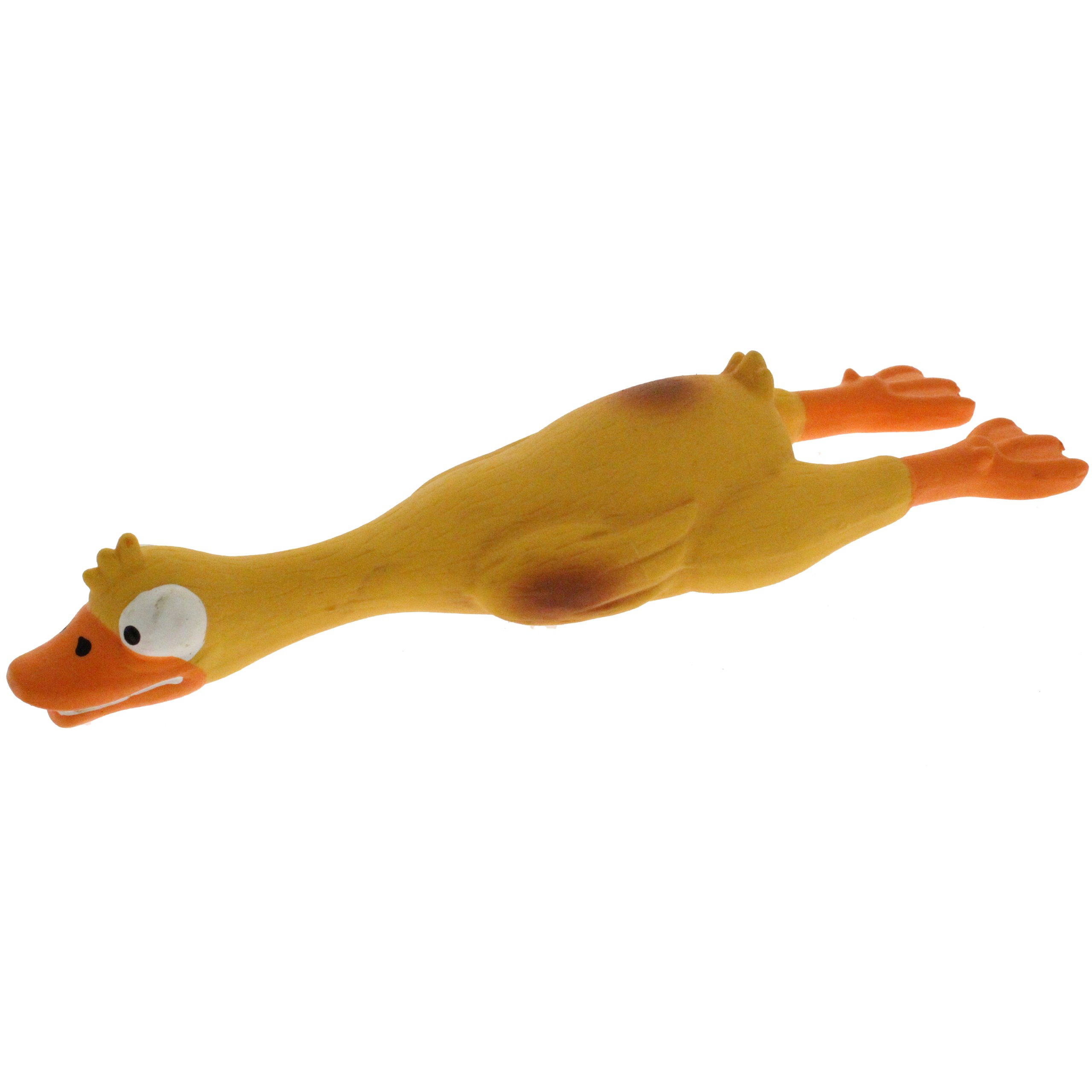 Mool Latex Rubber Squeaky Dog Toy, 24 cm, Yellow