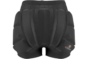 RIDBIKER Kids Hip Butt Protection Pads Shorts, Youth Child 3D Tailbone Protective Padded Short Pants for Hockey Roller Skating Skateboarding Scooter Skiing Skating Snowboard