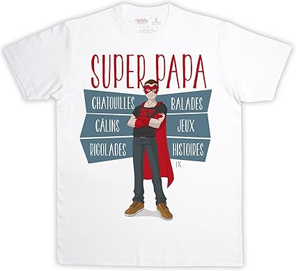 maglietta super papà