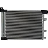TRQ A/C Condenser Parallel Flow Aluminum | For 2013-2019 Nissan Sentra
