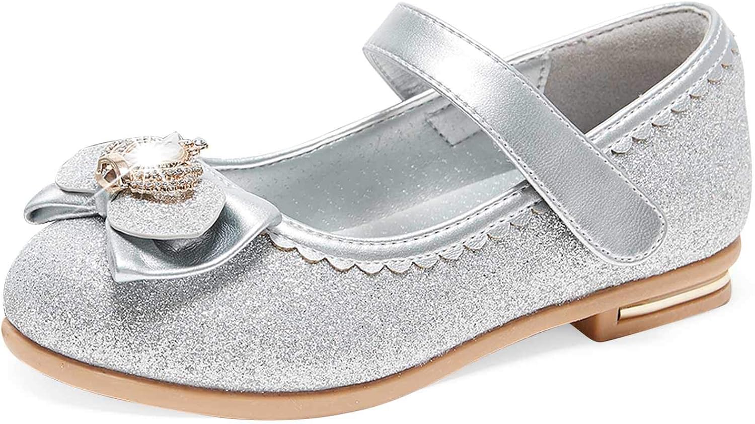 STELLE Girls Mary Jane Shoes Low Heel Party Dress Shoes for Kids: Shoes