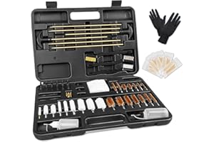 KLOLA Gun Cleaning Kit Universal, Rifle Cleaning Kit with Case Gun Cleaning Kit Rifle and Shotgun Gun Accessories Brushes for