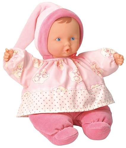 Babi Corolle Doudou Babipouce Rose Fleur De Coton