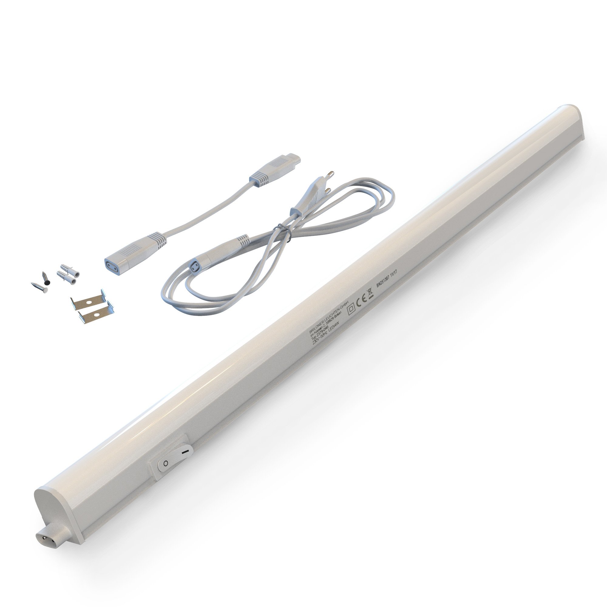 BRILONER - LED Strip, Neutral White, 58.5 x 2.2 x 3 cm, Kitchen Under-Cabinet Light