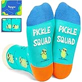 HAPPYPOP Pickle Socks for Kids - Funny Big Dill Gifts for 7-12 Years Old Boys Girls