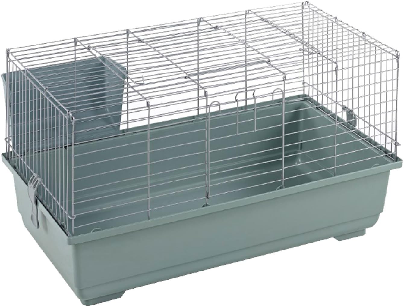 Jeremy Wide Bar Rabbit Guinea Pig Cage (80cm) Silver Amazon.co.uk Pet