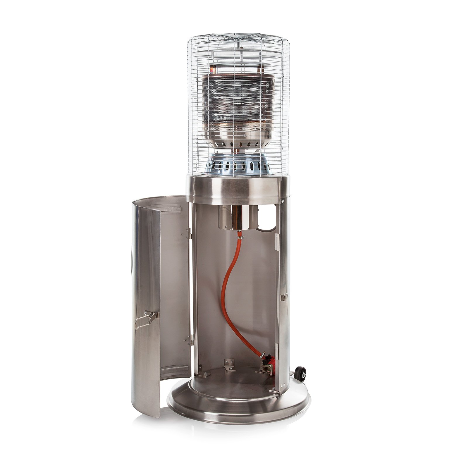 Fire Mountain Bullet Stainless Steel Floor Standing Gas Patio