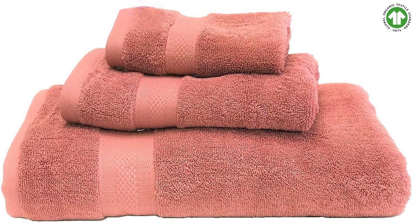 OrganicTextiles 100 Organic Cotton Bath Towel Set, GOTS