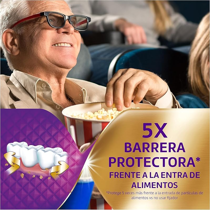 Max Fixation + Selamento, Creme de Fixação de Prótese Dentária, 4x70 g
