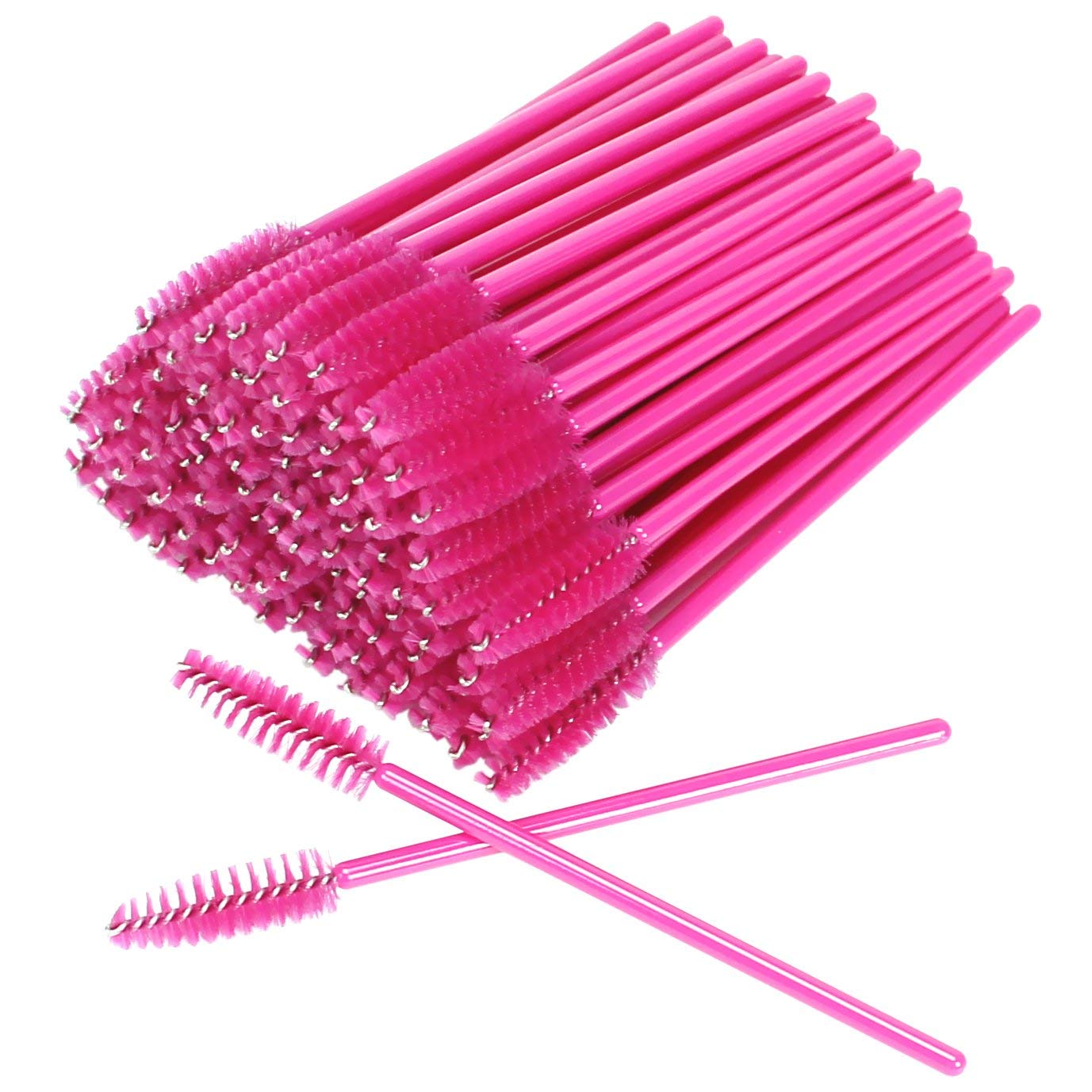 100 PCS Disposable Eyelash Brushes Mascara Wands Eye Lash Eyebrow Applicator Cosmetic Makeup Brush Tool Kits