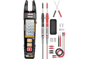 ANENG Clamp Meter Multimeter Tester TRMS 4000 Counts with U-Shaped Jaw with NCV Amp Ohm Volt Measures AC/DC Current, Voltage,Capacitance,Resistance,Continuity,Frequency Backlight Electrican Tools