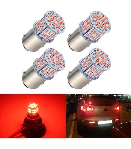 Ouylycjo 1157 LED Switchback Bulbs - White/Amber Dual Color, 2 Pack, For DRL & Turn Signals (Need Resistors)
