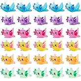 KJMYYXGS 30pc Animal Axolotl Resin Charms for Jewelry Making 3D Kawaii Cute Axolotl Pendants DIY Charms for Keychains Crafts Necklace Bracelet