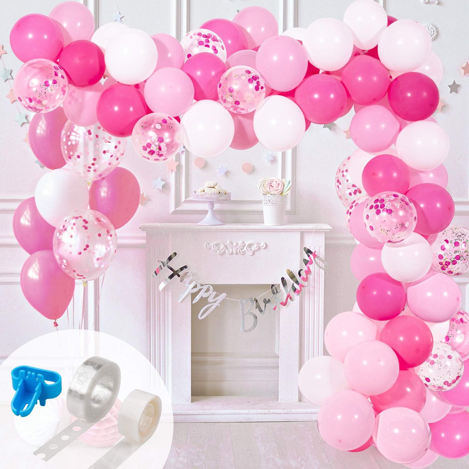 Whaline Balloon Arch \u0026 Garland Kit 