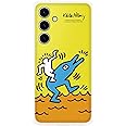 Samsung Galaxy Official Keith Haring Flipsuit Case for S24 FE, Yellow