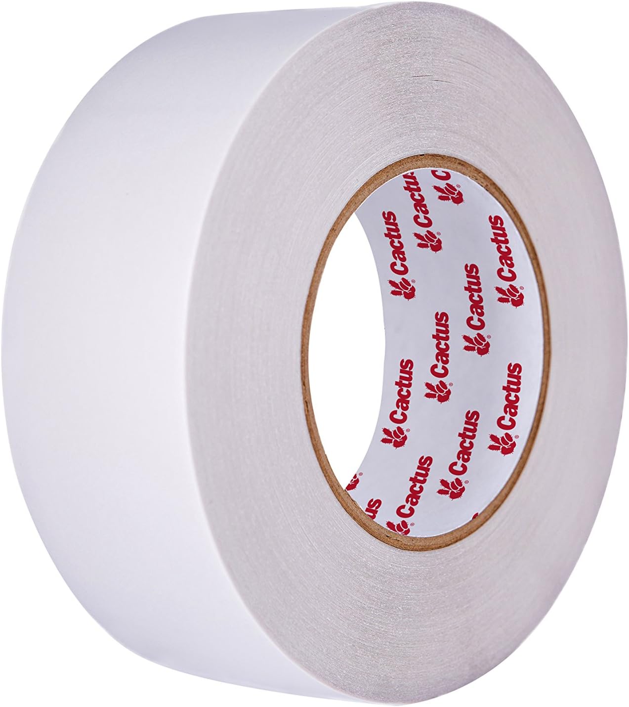 CACTUS F2410 2.4 mil double sided Tissue Tape (Acrylic), w/ #74 PE laminated kraft paper liner, 1/2in x 36Y (32 PACK)
