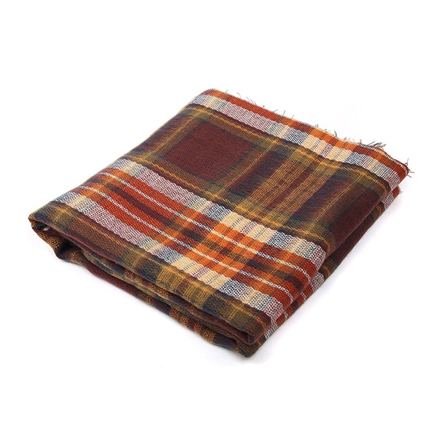 xsby Women's Fall Winter Scarf Classic Tassel Plaid Soft Blanket Shawl Scarves xsby Women's Fall Winter Scarf Classic Tassel Plaid Soft Blanket Shawl Scarves